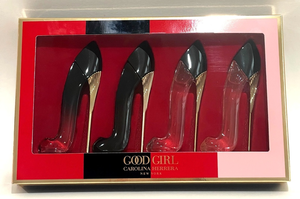 ESTUCHE MINIATURA CAROLINA HERRERA GOOD GIRL EDP / 4 PZS 7 ML 