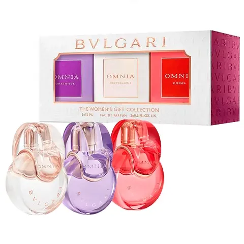 ESTUCHE MINIATURA BVLGARI OMNIA COLLECTION EDT/D 3PZAS 15ML 