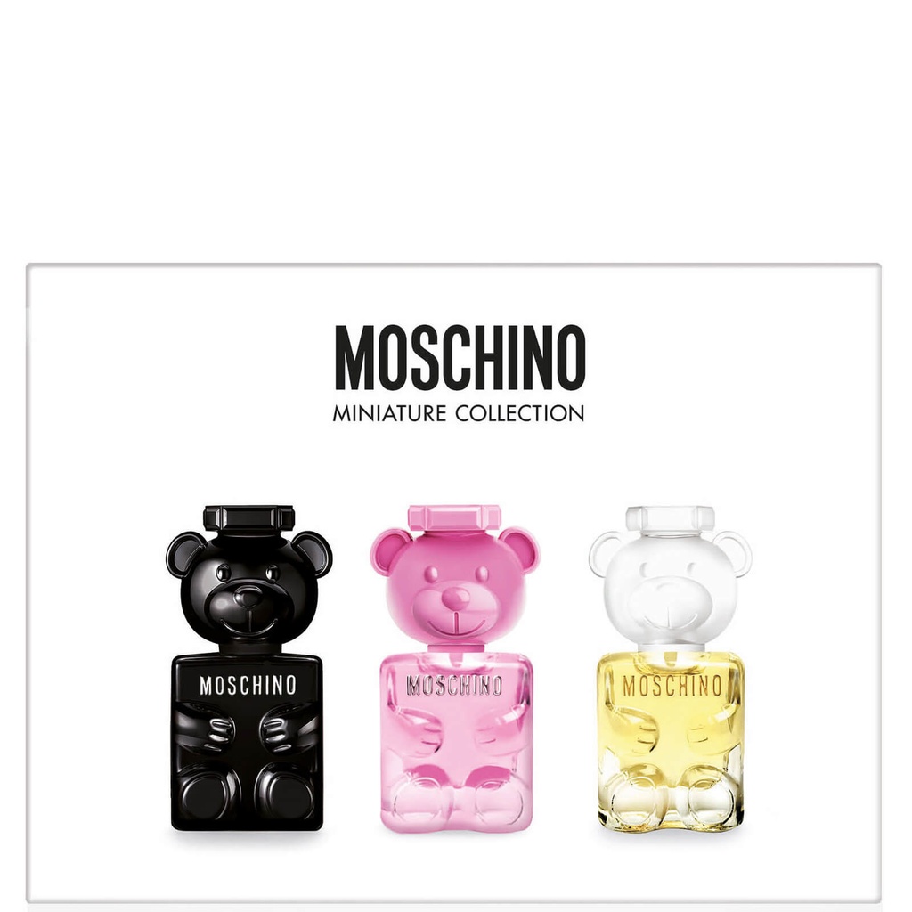 ESTUCHE MINIATURA MOSCHINO EDP / UNI 5 ML 3PZ TOY BOY TOY 2 Y BUBBLEGUM 