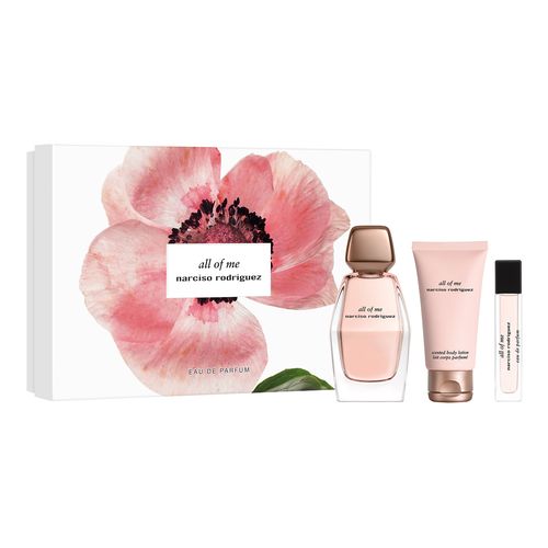 ESTUCHE NARCISO RODRIGUEZ  All of Me by Narciso Rodriguez for Women - 3 Pc Gift Set 3oz EDP Spray, 0.33oz EDP Spray, 1.6oz Body Lotion