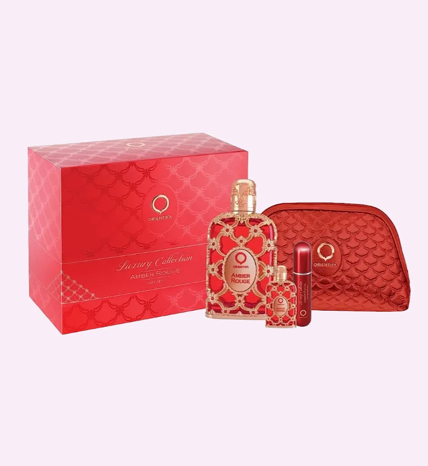 ESTUCHE ORIENTICA AMBER ROUGE EDP / UNI 3 PZS BOLSO 
