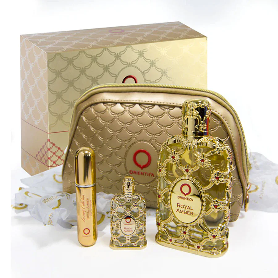 ESTUCHE ORIENTICA ROYAL AMBER EDP / UNI 3 PZS BOLSO 