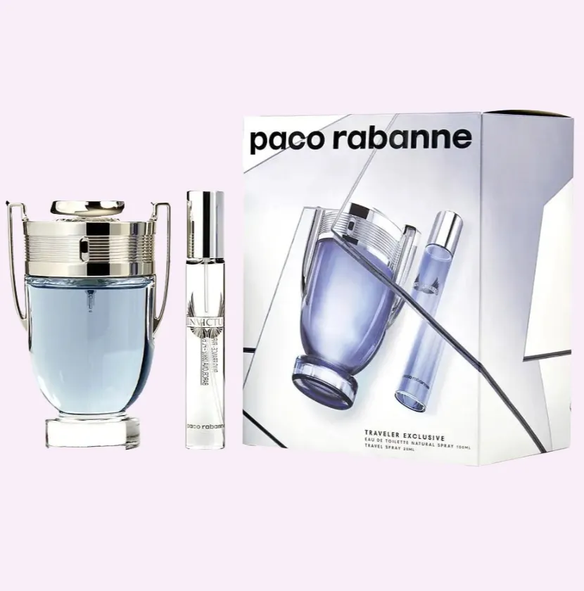 ESTUCHE PACO RABANNE INVICTUS EDT / H 3.4 OZ 2 PZAS 