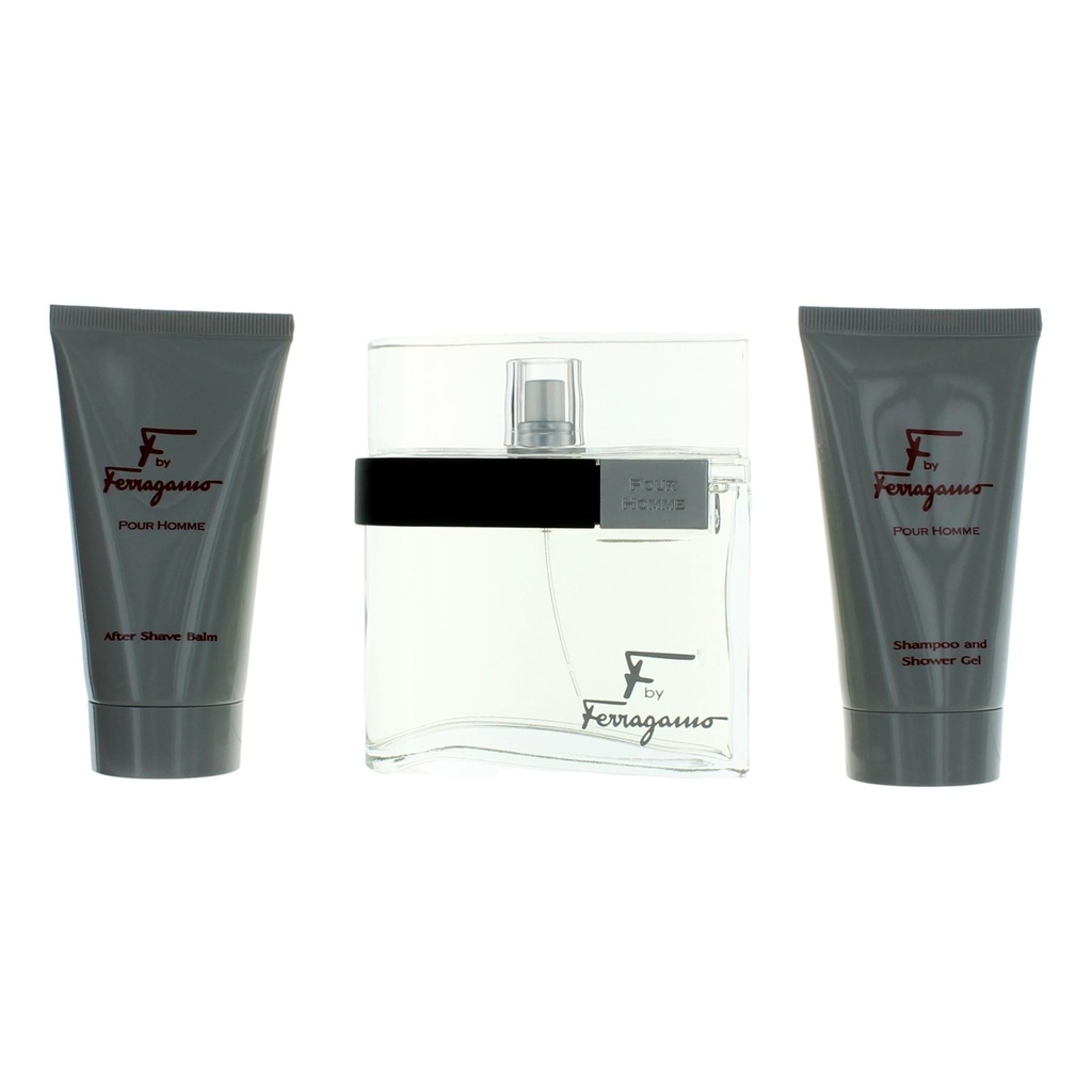 ESTUCHE SALVATORE FERRAGAMO F BY FERRAGAMO EDP EDT / H 3PZS 3.4 OZ + SG +AS 