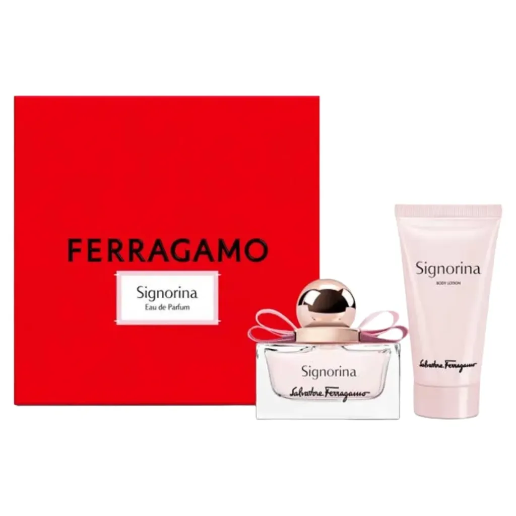 ESTUCHE SALVATORE FERRAGAMO SIGNORINA EDP / D 1.7 OZ 2 PZS + BL 