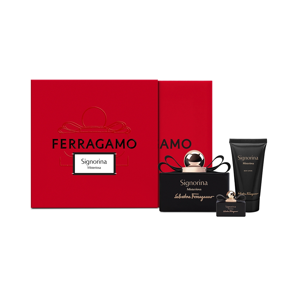 ESTUCHE SALVATORE FERRAGAMO SIGNORINA MISTERIOSA EDP / D 3.4 OZ 3 PZAS 3.4 OZ + BL + 5