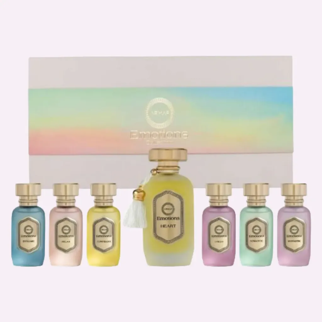 ESTUCHE ARMAF EMOTIONS COLLECTION EDP / UNI 8 PZS 3.4 OZ + 6 X 15ML 