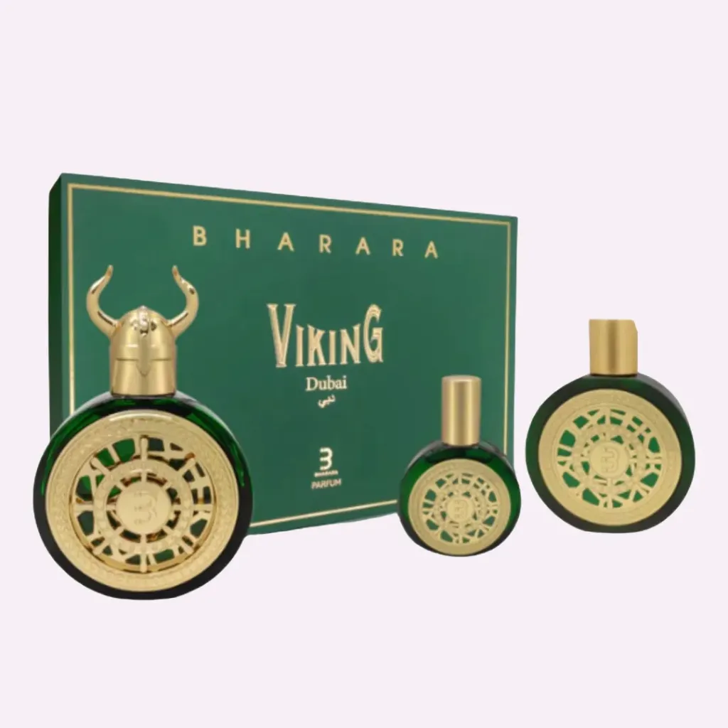 ESTUCHE BHARARA VIKING DUBAI PARFUM /H 3 PZAS 