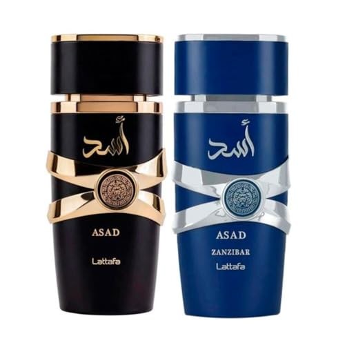 ESTUCHE LATTAFA ASAD + ZANZIBAR EDP / 2 PZS H  100ML X2 