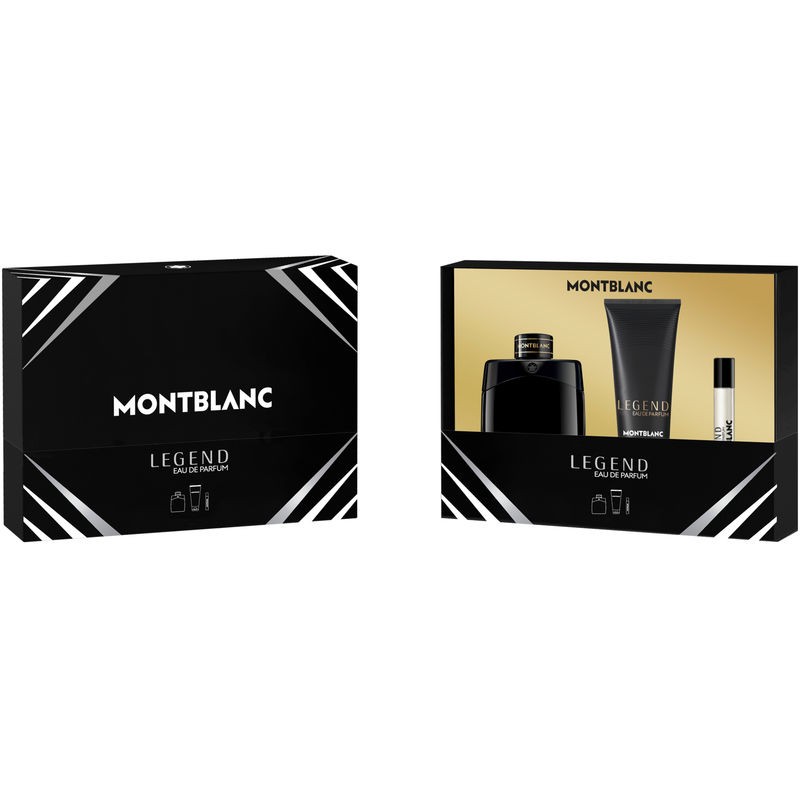 ESTUCHE MONTBLANC LEGEND EDP / H 3 PZ 3.4 OZ + 7.5 ML + SG 